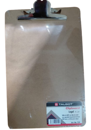Talbot Clipboard F/S (Wood Type) #59
