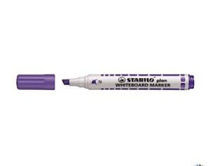 Plan Whiteboard PURPLE Chisel Marker - (10/bx)