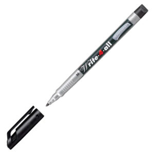 Stabilo Mark-4-All BLACK #653-46 Permanent Marker Chisel