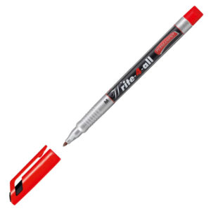 Mark-4-All RED #653-40 Permanent Marker Chisel