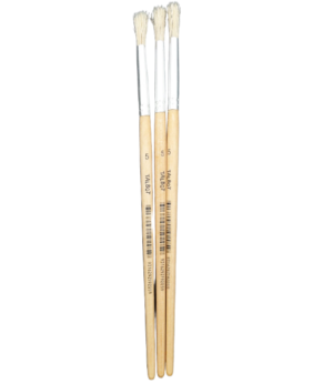 Talbot White Bristle Paint Brush Round #5 - #PR-5 (Each) - (12/bx)