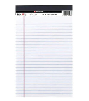 Writing L/S White Pad  - Talbot