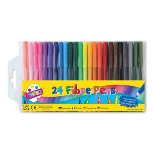 Tallon Art Box Fibre Pens Assorted 24pk #1091