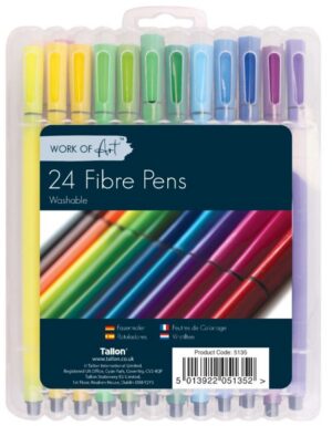 Tallon Work Of Art Fibre Pens #5135 Washable 24s