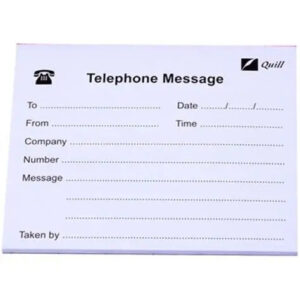 Telephone Message Pads