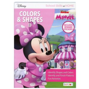 51571* MINNIE Colors & Shapes Workbook w/Stickers