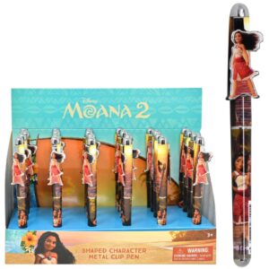 87111MZ* MOANA Shaped Metal Clip BP Pen SINGULAR - (Display 24)