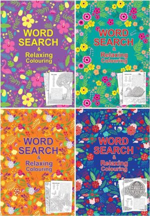 Wordsearch & Colouring A5 Series 2025