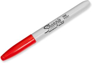 Sharpie #30002B RED Fine Markers  - (12/bx)