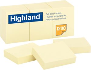 Highland YELLOW #6539 Notes 1 1/2x 2"  - (432/ctn)