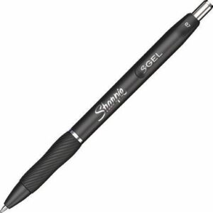 Sharpie S-Gel #2096159 BLACK Medium 0.7mm Retractable Pen - (12/bx)