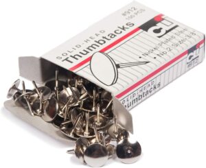 Thumb Tacks #912 (3/8" Head) 100/bx - (10pk/shrink wrap)